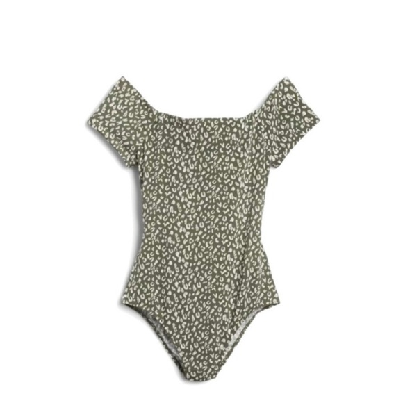 Lush Sammi Cut Leopard Print Bodysuit (Med) - Picture 1 of 7